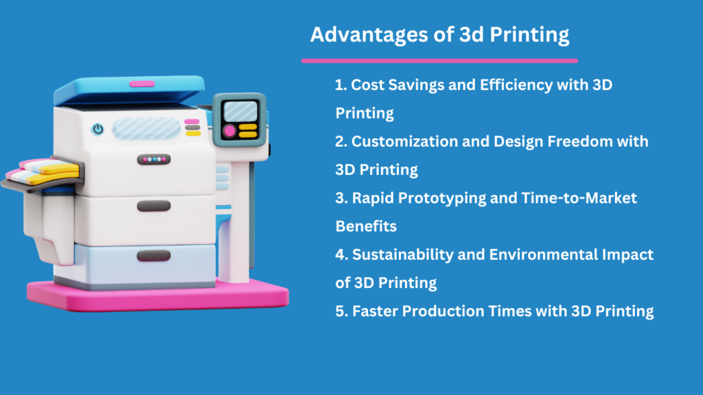 Advantages of 3d Printing