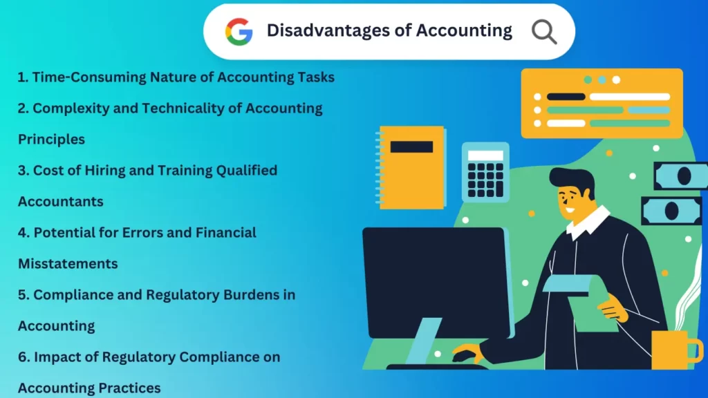 Disadvantages of Accounting limitations of accounting
